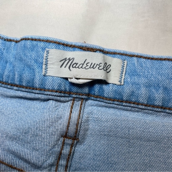 Madewell- The Perfect Vintage Wide-Leg Crop Jean Edmunds Wash Light Wash Size 26 - Picture 8 of 9